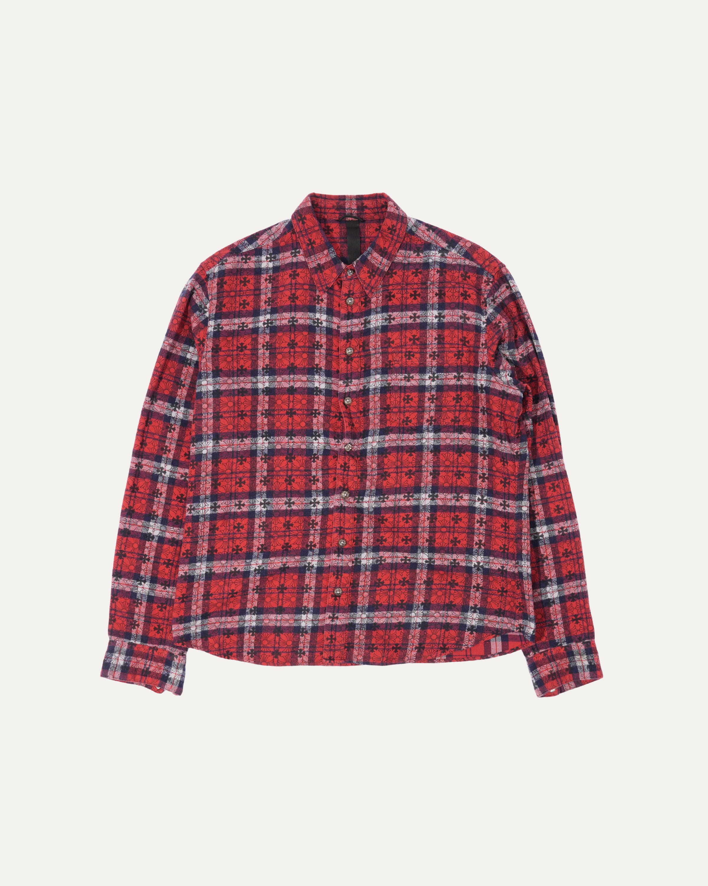 Cross Patch Flannel Shirt