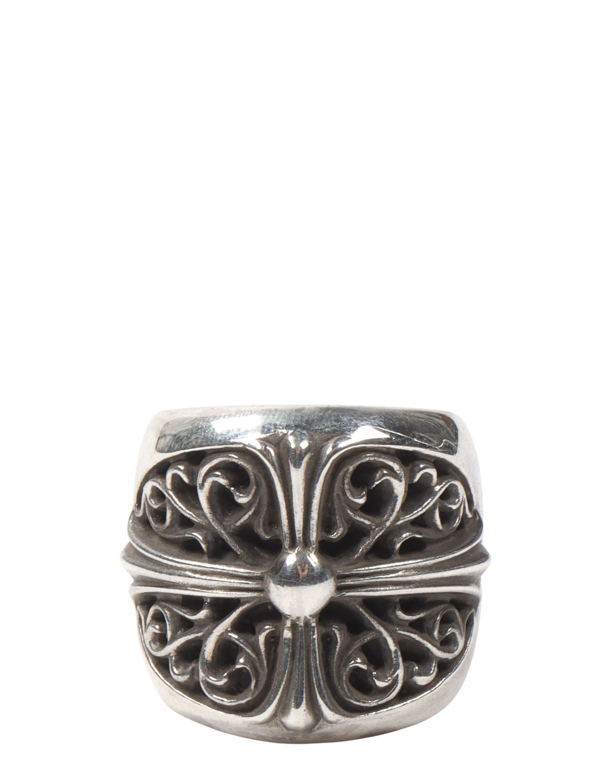 Oval Cross Ring