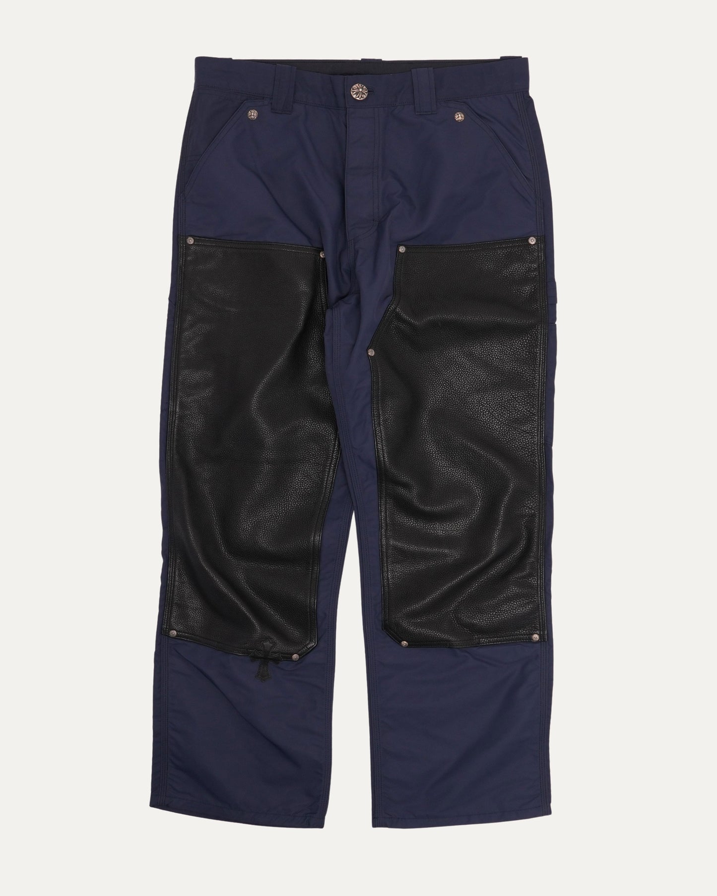 Nylon Leather Double Knee Carpenter Pants