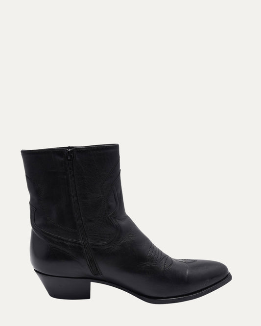 Zip Up Cowboy Boots