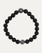 8mm Tourmaline Multi Charm Bead Bracelet
