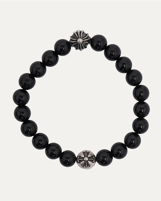 8mm Tourmaline Multi Charm Bead Bracelet