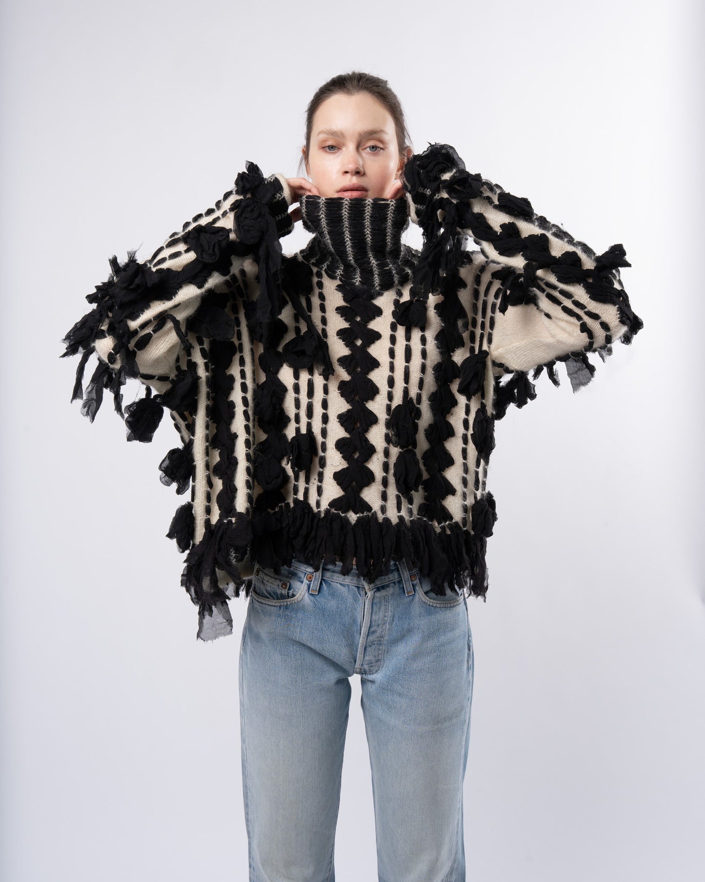 Galliano Era FW 2000 Ribbon Knit