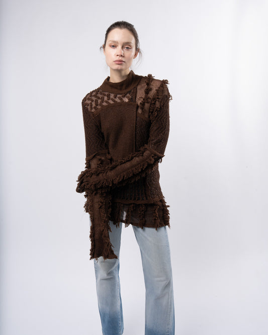 Galliano Era FW 1999 Patchwork Knit