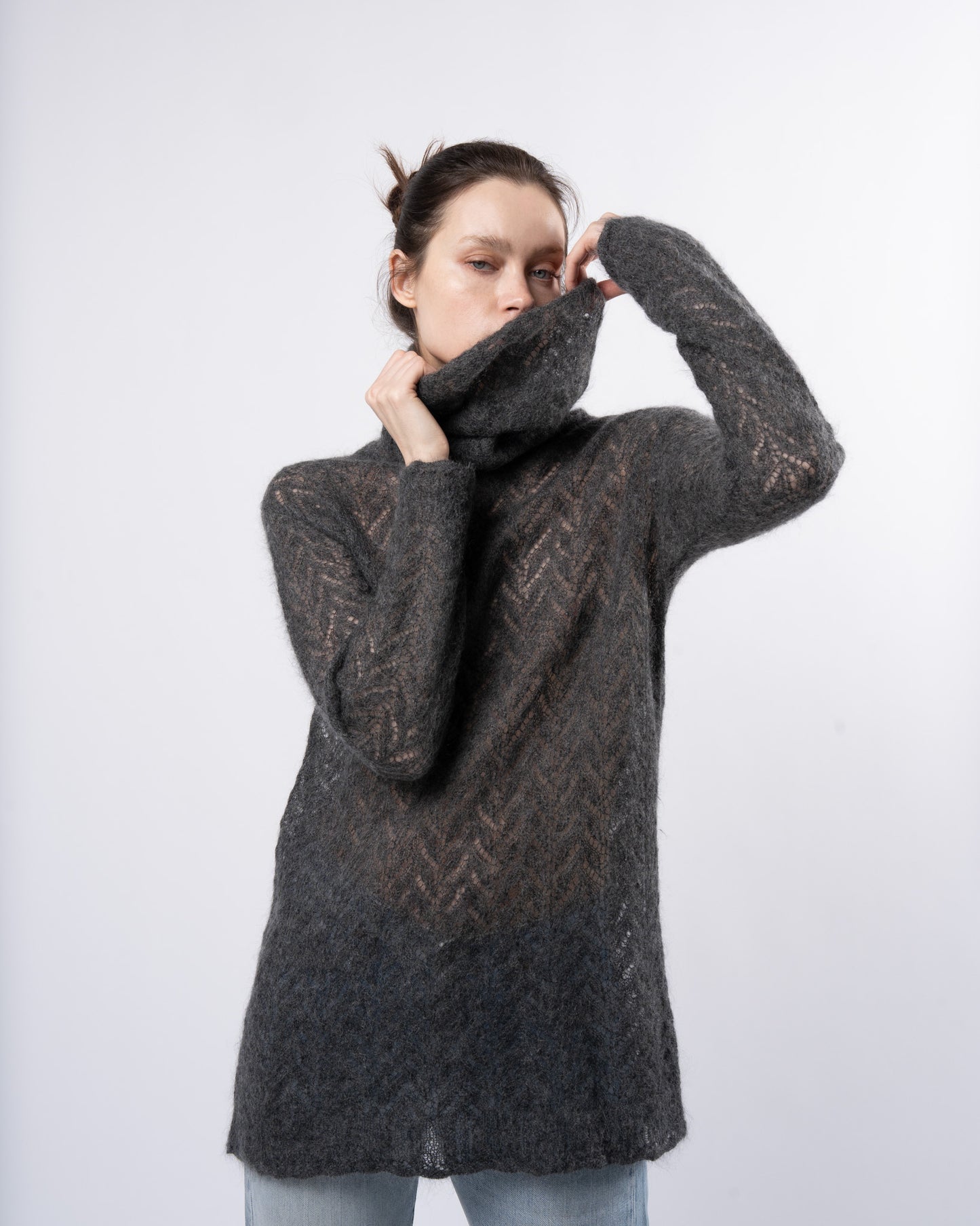 Galliano Era FW 1998 Mohair Turtleneck