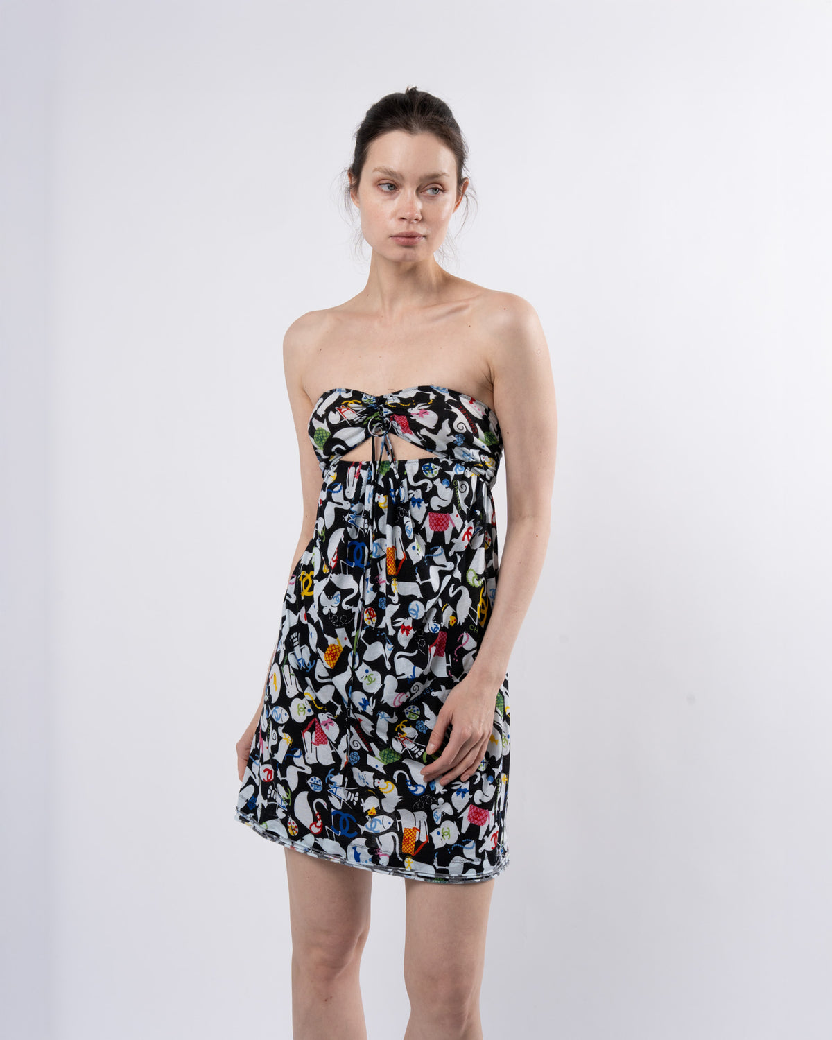 SS 2007 "Baby Animals" Print Dress