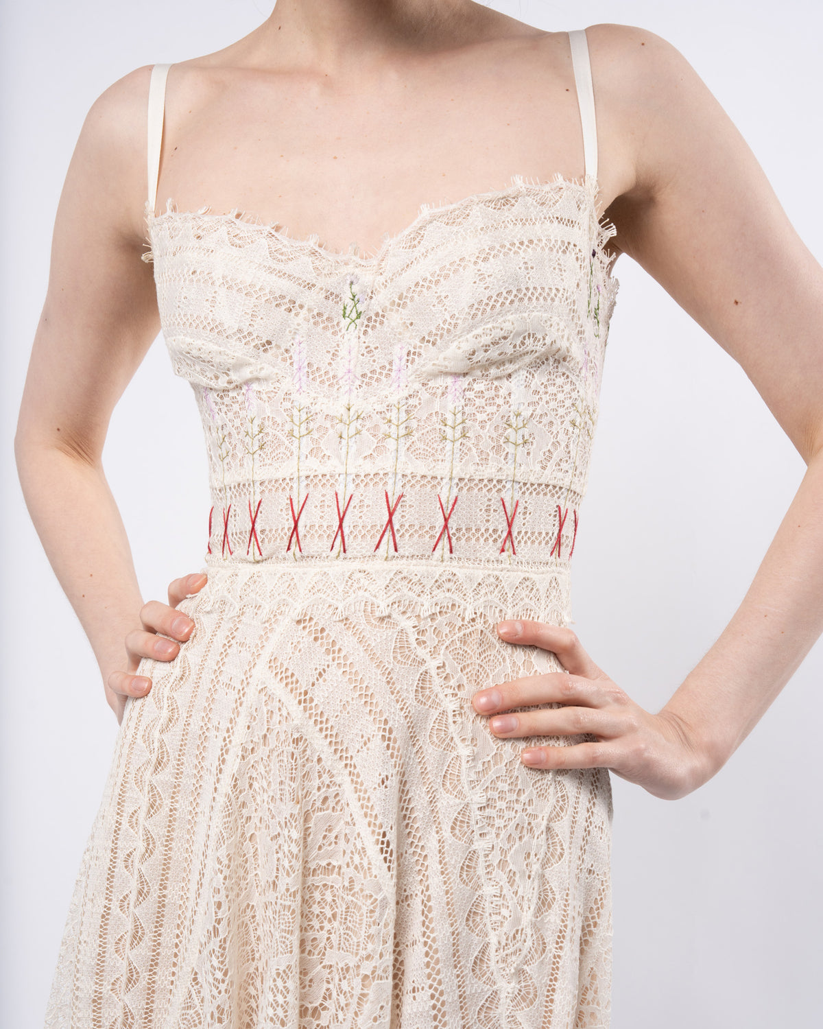 SS 2017 Runway Lace Gown