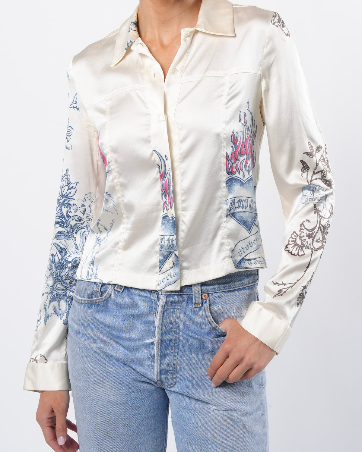SS 2003 "Tattoo Print" Silk