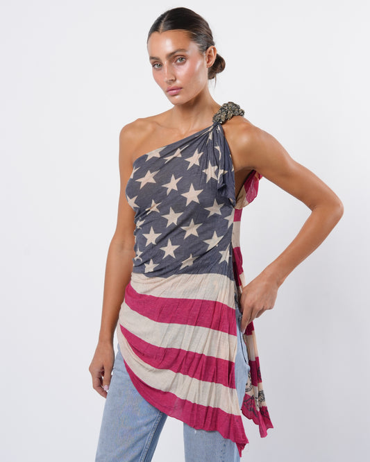 SS 2012 American Flag Top
