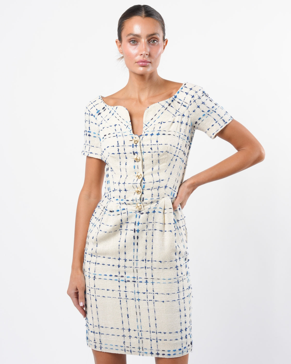 SS 1995 Tweed Runway Dress