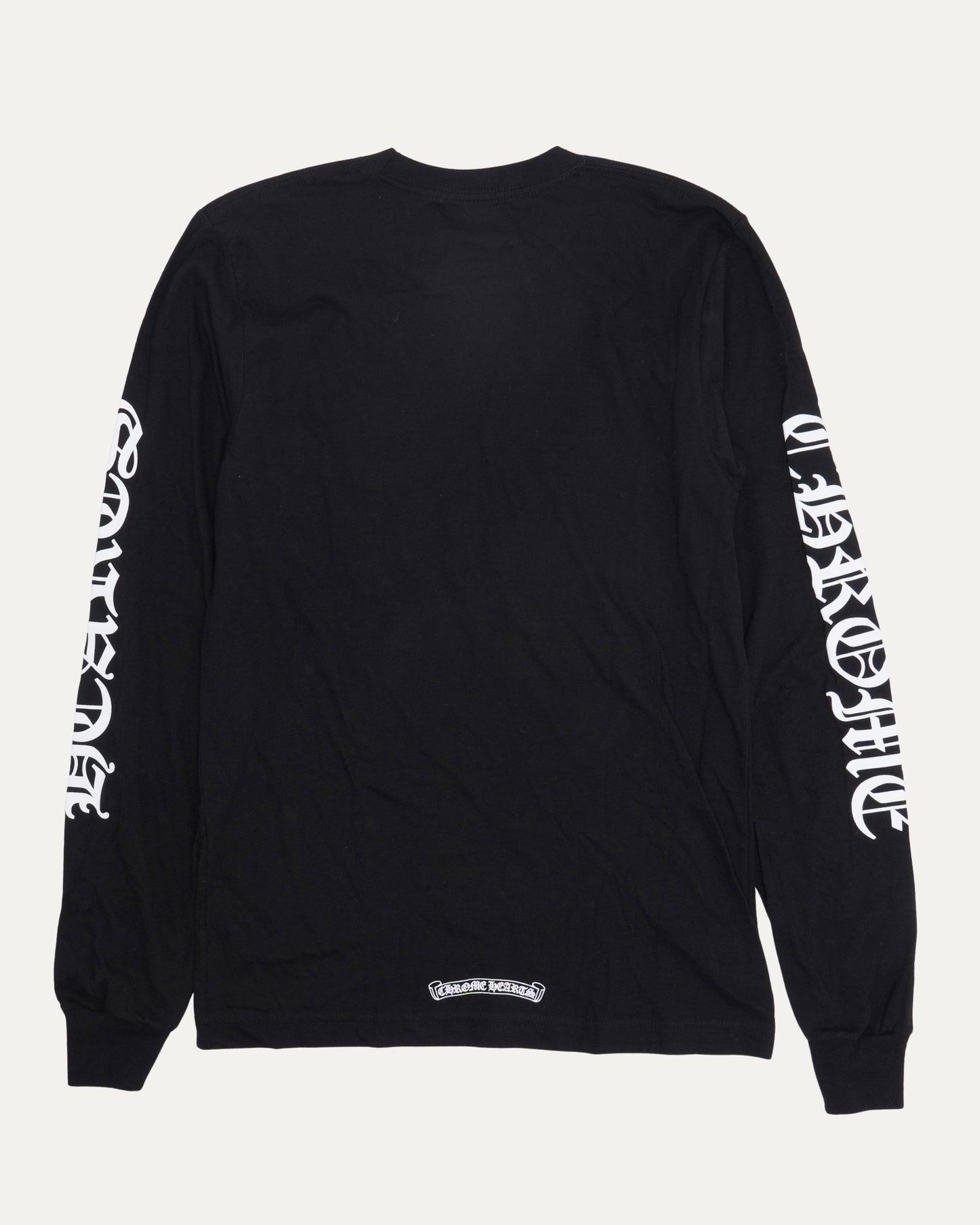 Neck Logo Long Sleeve Pocket T-Shirt