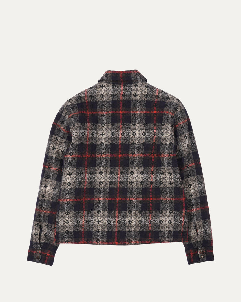 Padded Monogram Flannel Work Dog Shirt