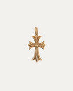 22k Gold and Diamond Tiny Fat Pendant
