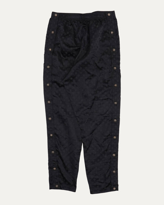 Silk Monogram Side Snap Track Pants