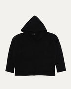 Pony Hair Cross Patch Hooded Sweater