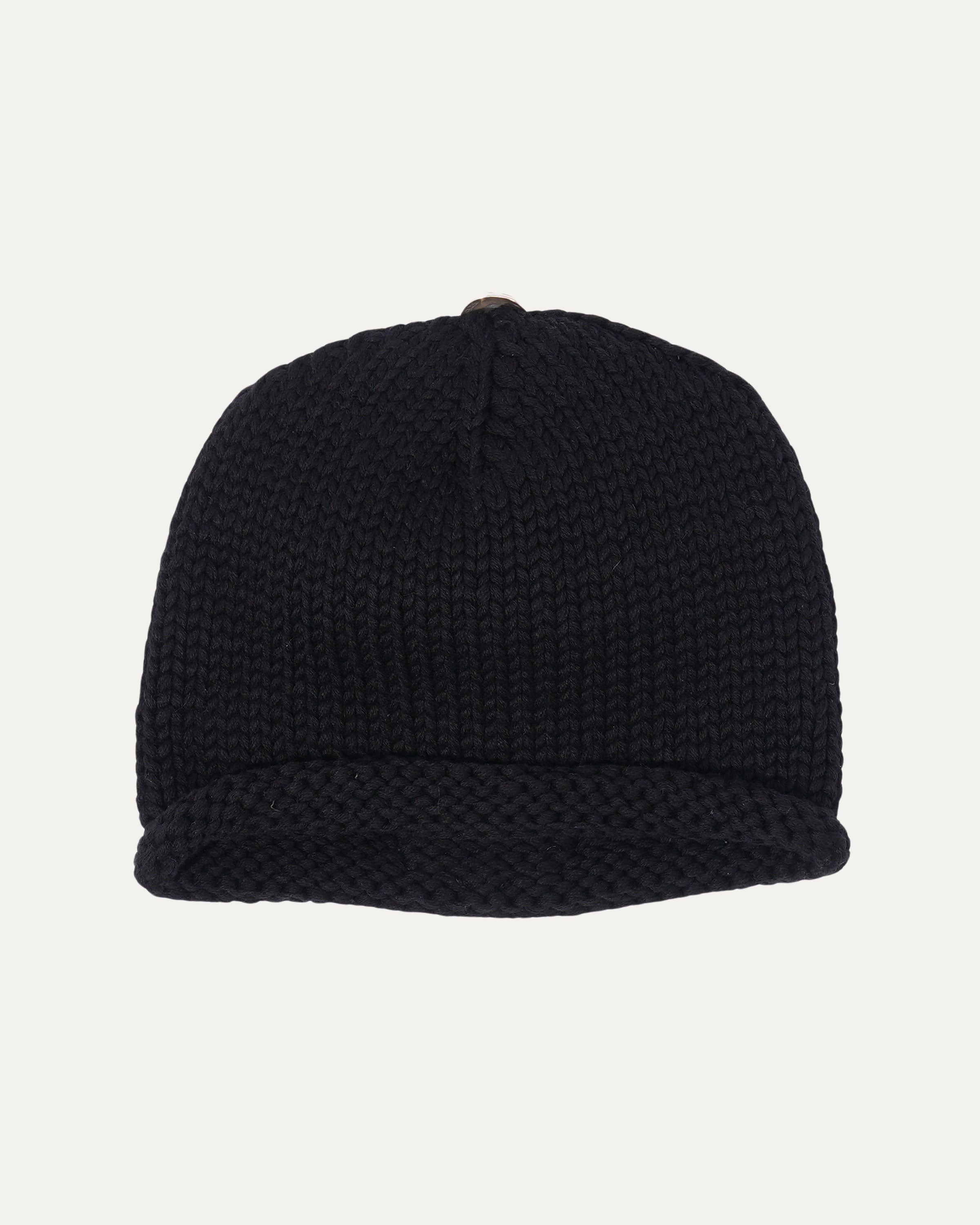 Fleur Patch Silver Embellished Cashmere Beanie