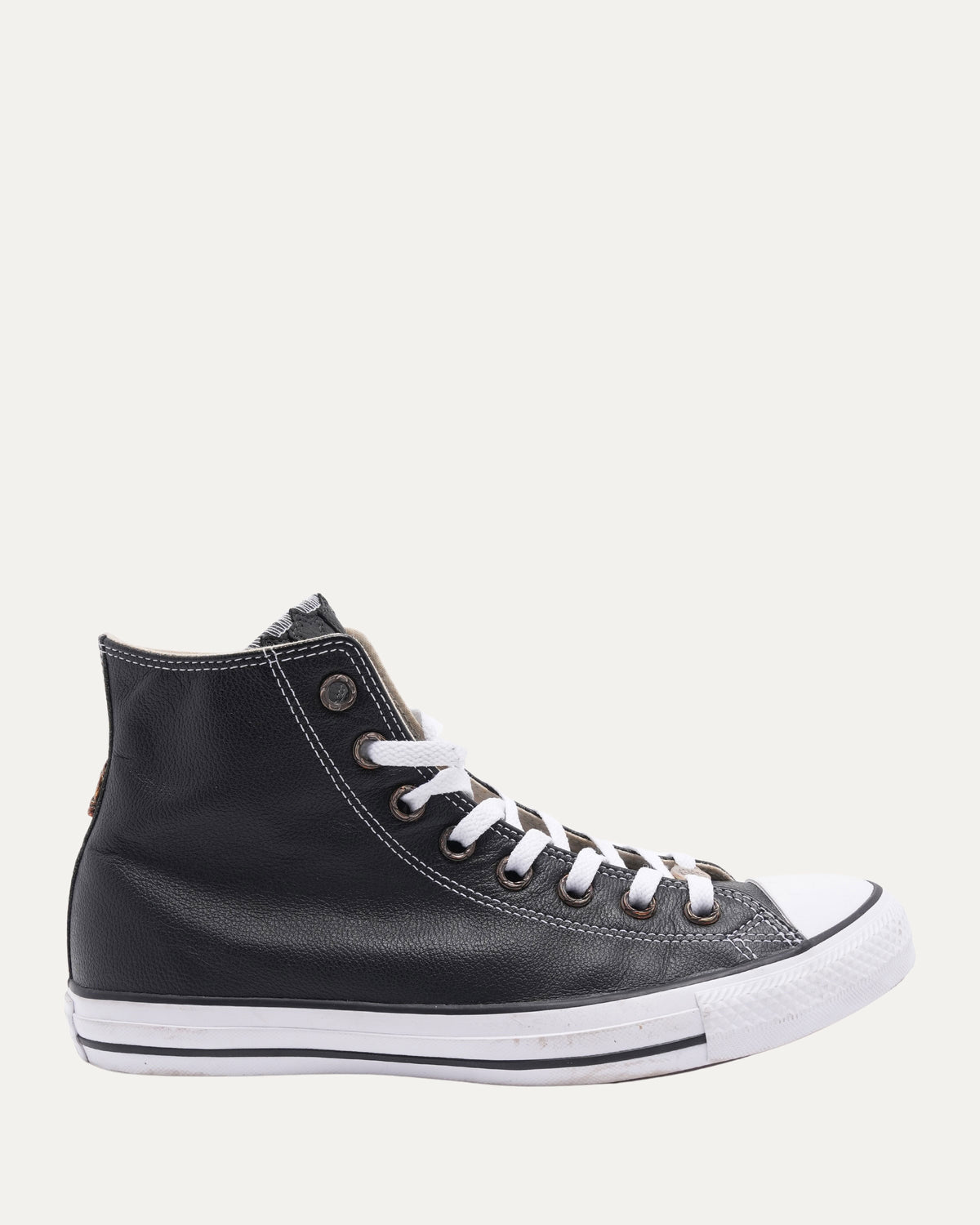 Cross Patch Leather Converse Chuck Taylor Sneakers