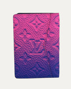 Gradient Embossed Monogram Pocket Organizer Wallet