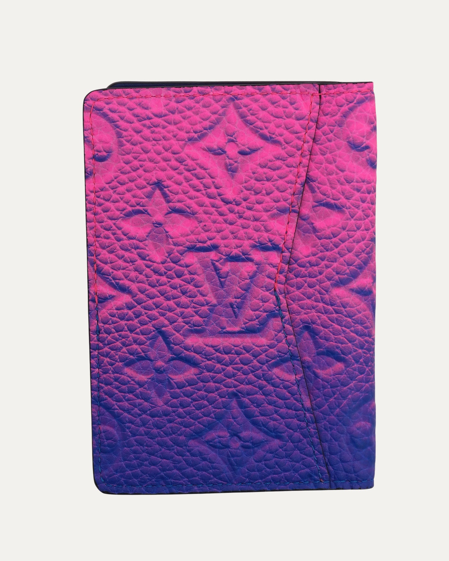 Gradient Embossed Monogram Pocket Organizer Wallet