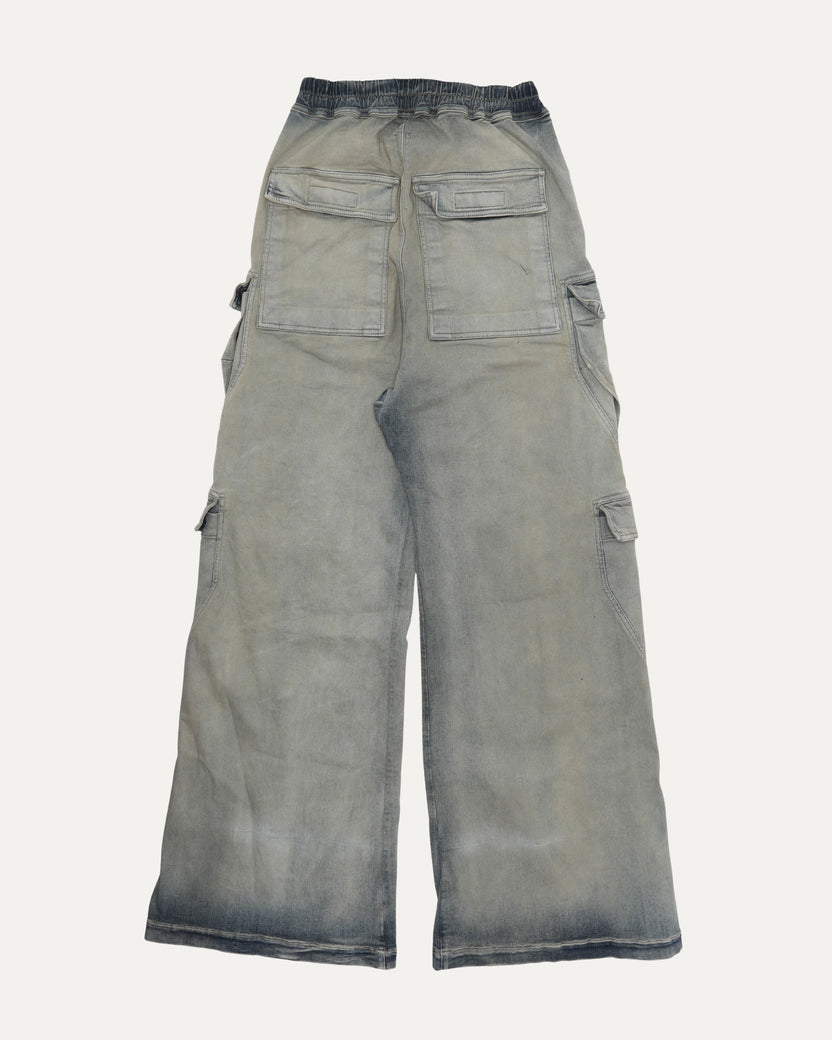 Denim Cargo Pants