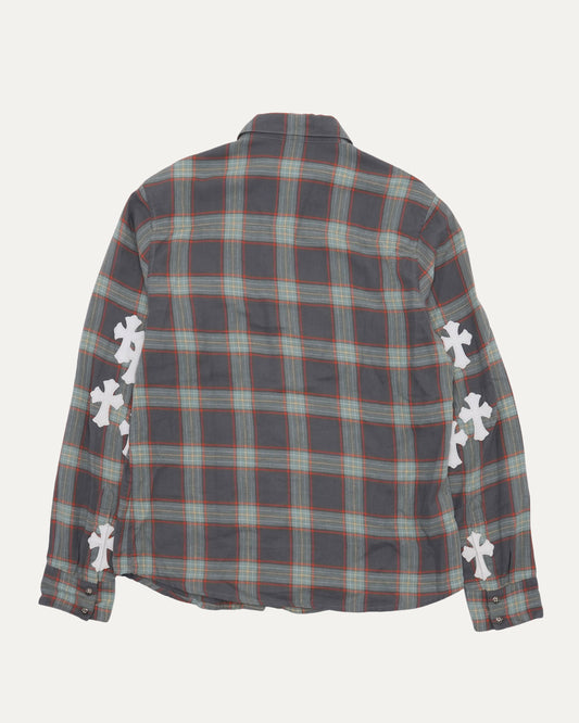 Cross Patch Flannel Shirt
