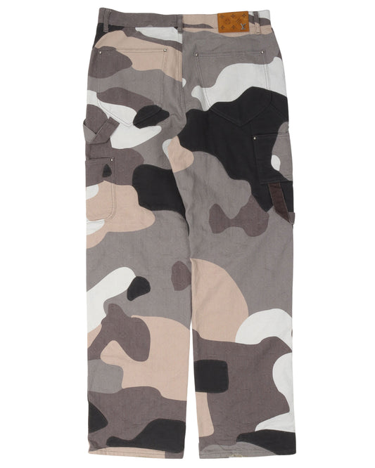 Kidsuper Patchworked Portrait Jeans