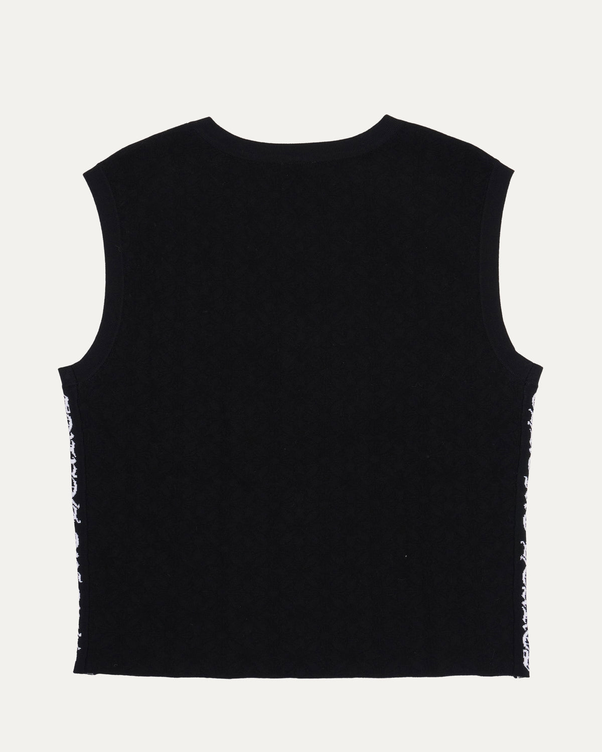Intarsia Spell Out Tank Top