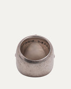 Diamond Oval Cross Ring