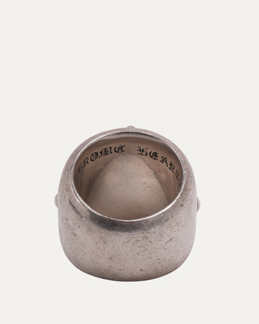 Diamond Oval Cross Ring