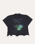3B Logo Raw Hem T-Shirt