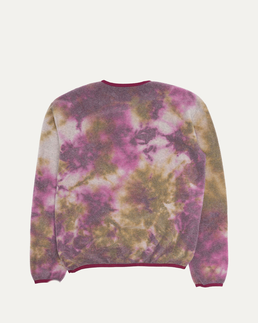 Tie Dye Peace Fleece Pullover