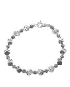 Silver Dice Bracelet