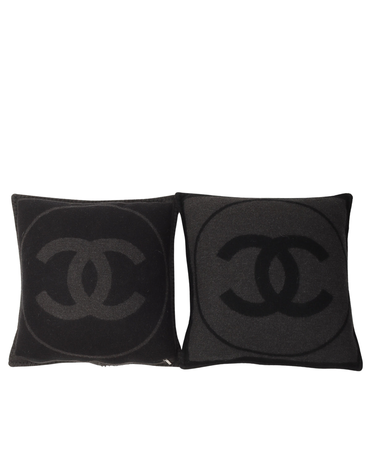 "CC" Wool-Blend Pillow Set