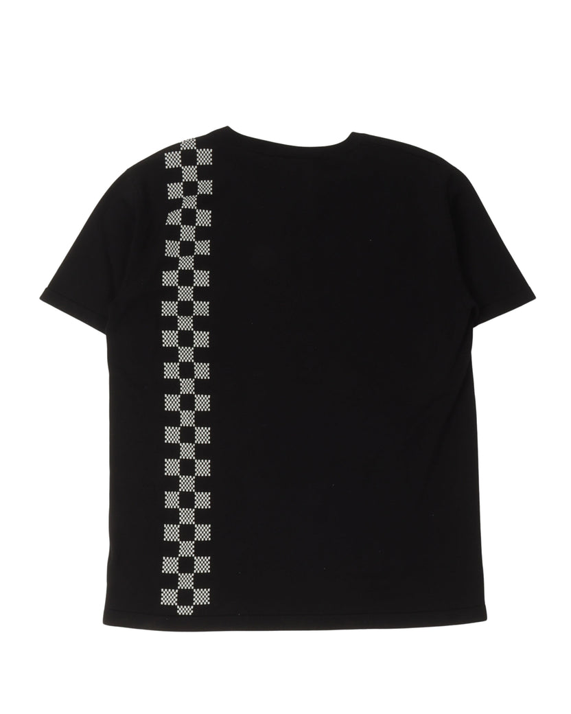 Damier Stripe Jacquard T-Shirt