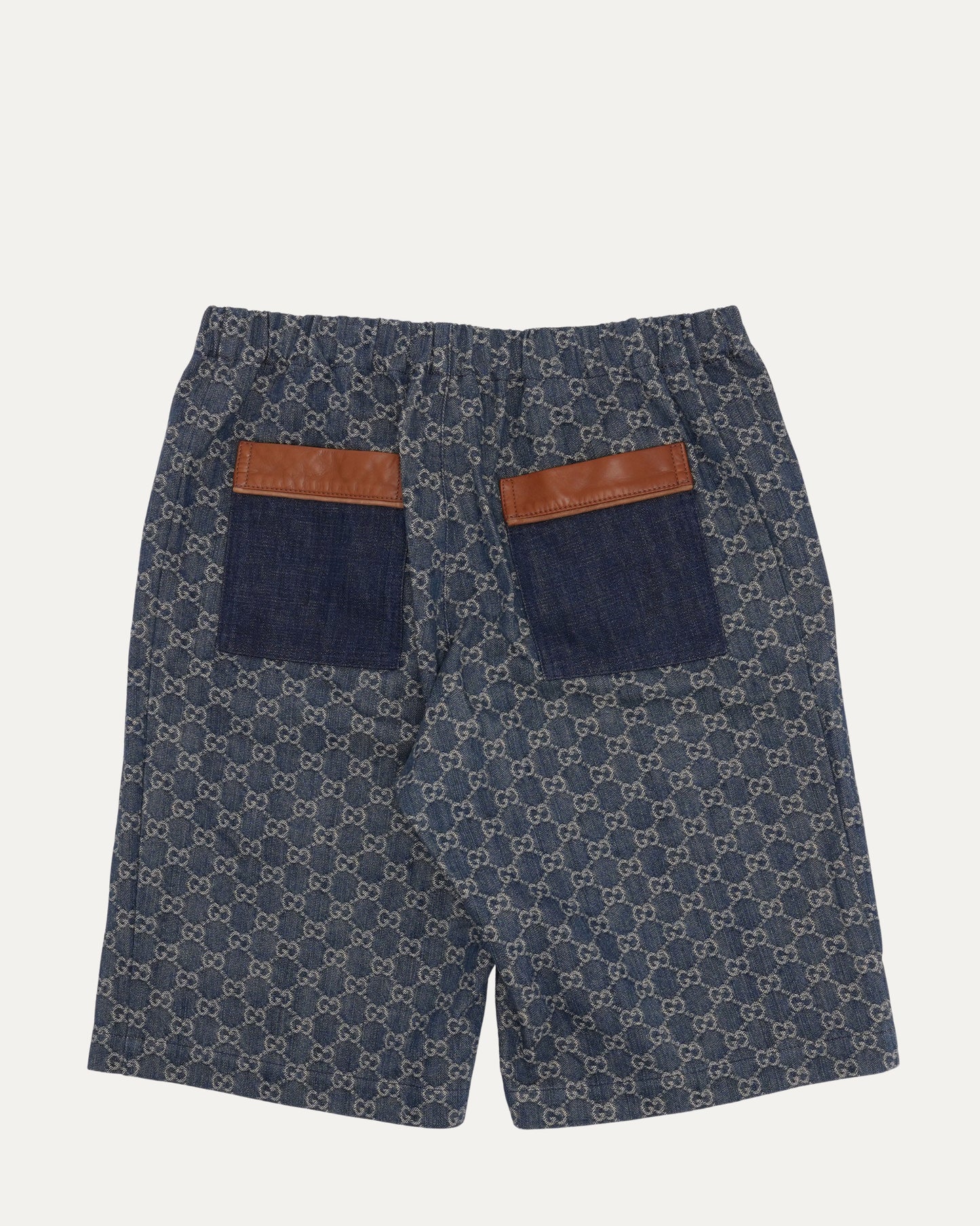 Denim GG Monogram Shorts