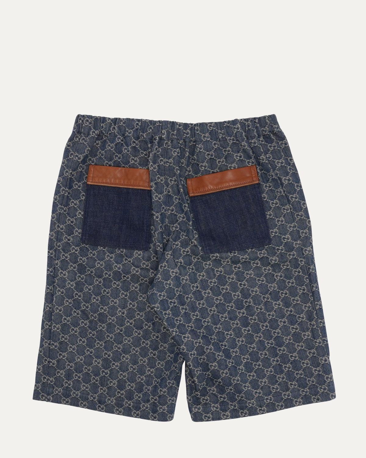 Denim GG Monogram Shorts