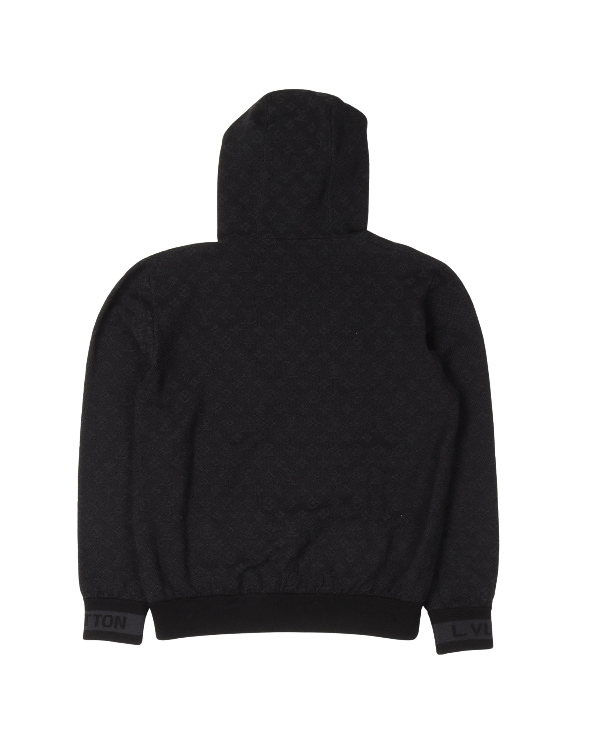 Monogram Jacquard Knit Hoodie