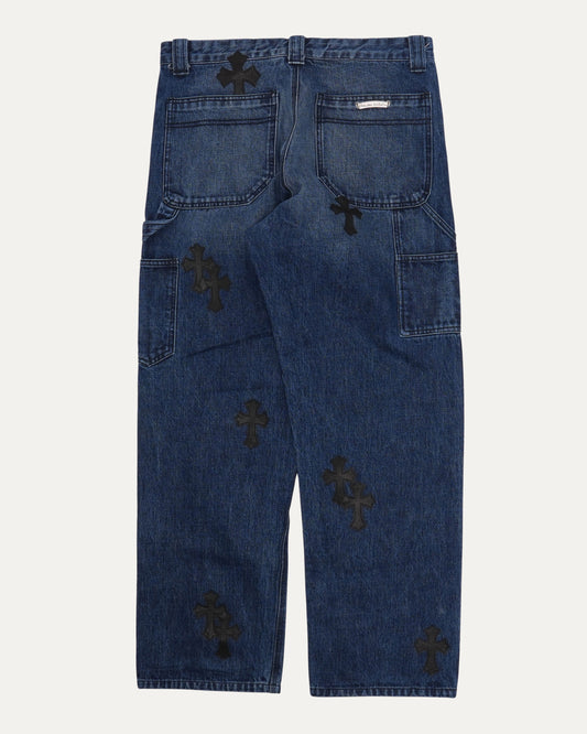Turbo Diesel Carpenter Cross Patch Jeans