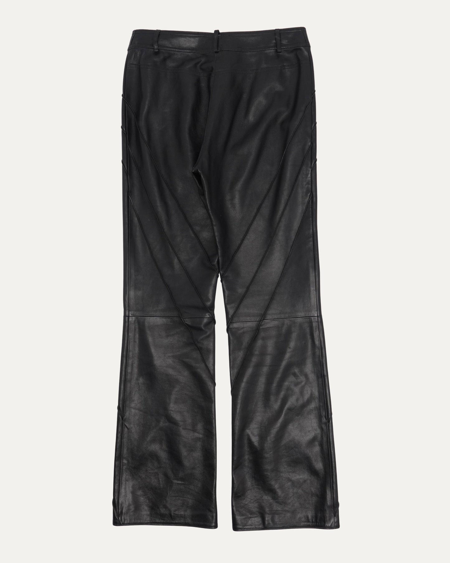 Galliano Era Leather Pants