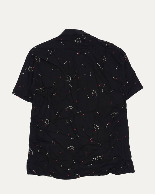 Cupid Print Short Sleeve Shirt