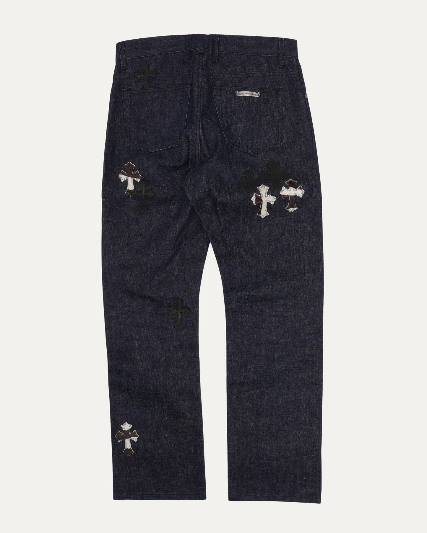 Cross Patch Raw Selvedge Jeans