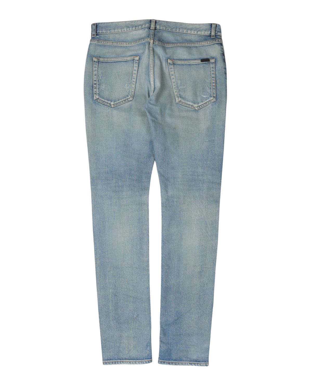 Knee Rip Light Wash Jeans