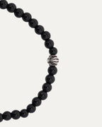 4mm Onyx Plus Ball Bead Bracelet