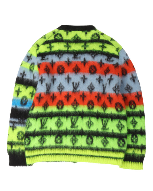 Mohair Monogram Cardigan