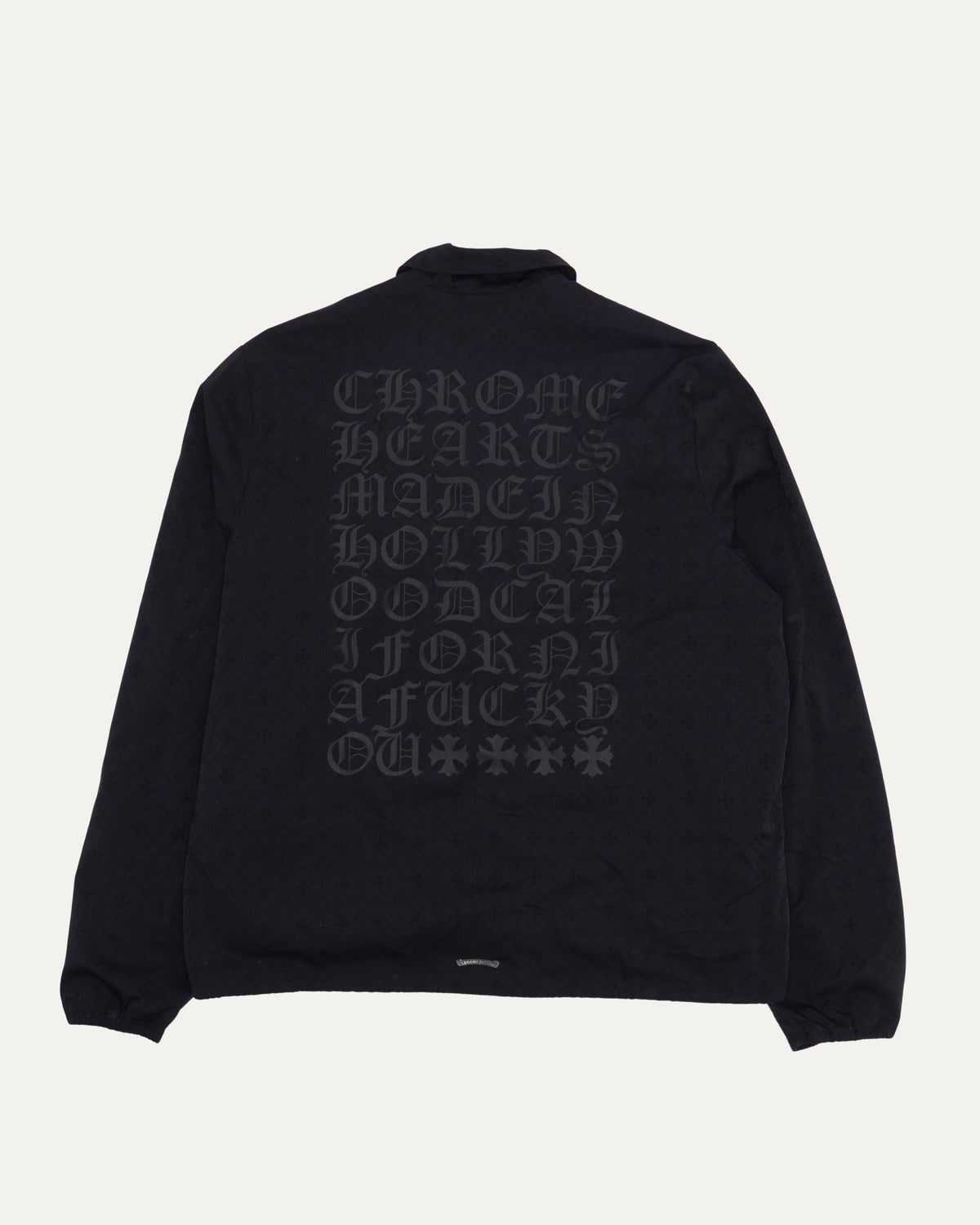 Eyechart Logo Monogram Coach Jacket
