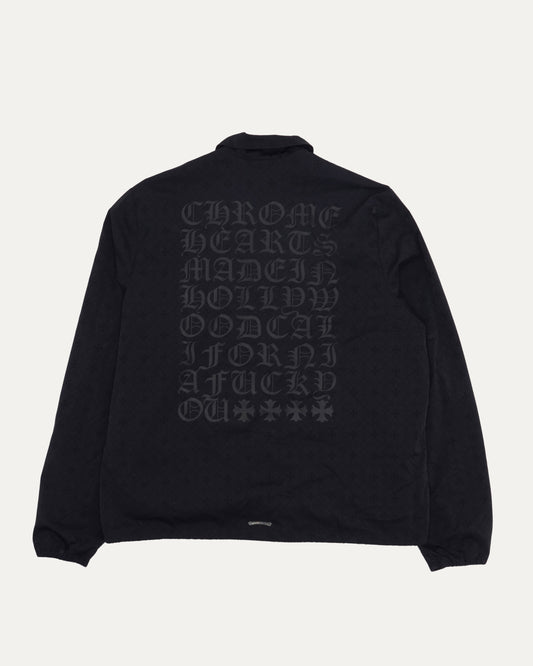 Eyechart Logo Monogram Coach Jacket