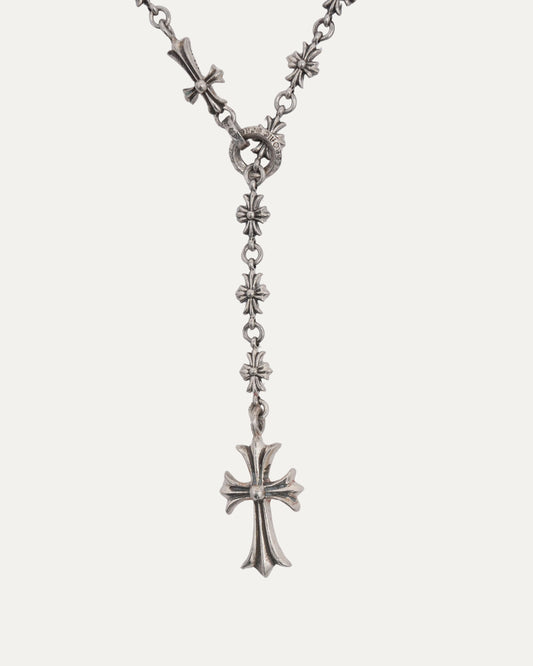 Tiny E Choke Chain Necklace