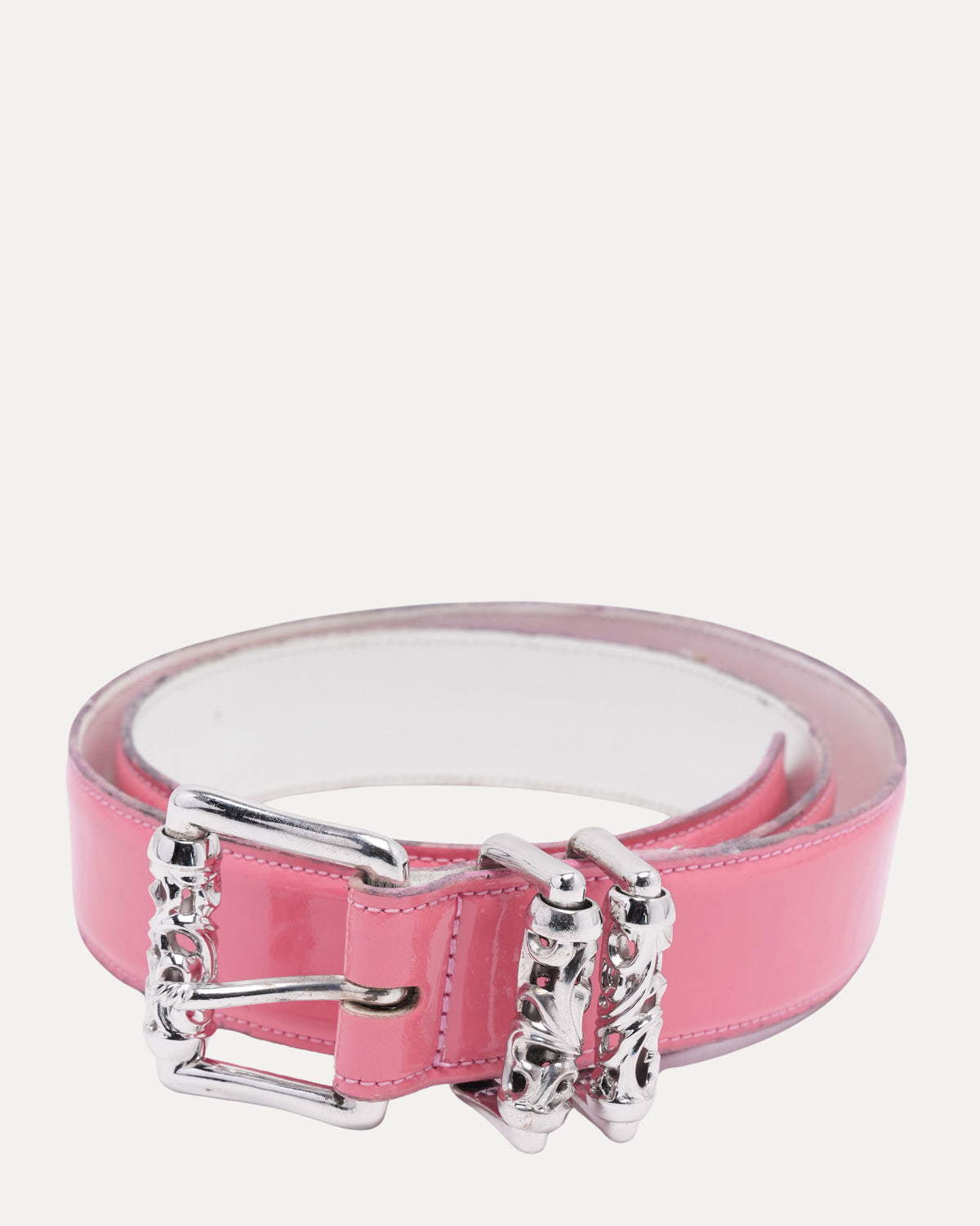Patent Leather Roller Belt