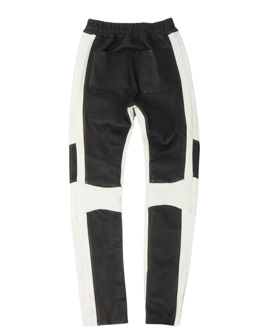 Leather Biker Pants