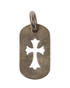 Mini Black Diamond Dog Tag Pendant